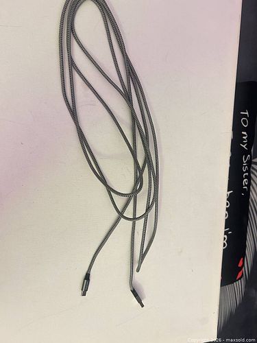 Spigen USB-A to USB-C Braided Nylon Cable, 3–6 ft, Gray/Silver (1 of 3)