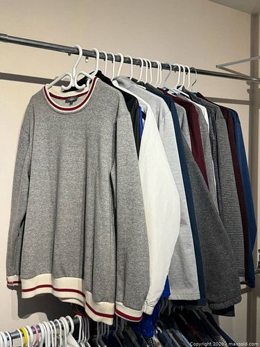 Men’s Clothing - Activewear + Casual Long Sleeve Tops + Sweatshirts Large  (1 of 20)