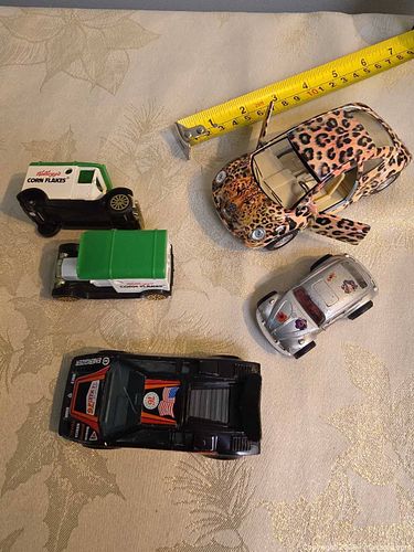 Lot of 5 Kinsmart & Corgi Toy Cars — Diecast and Plastic (1 of 5)