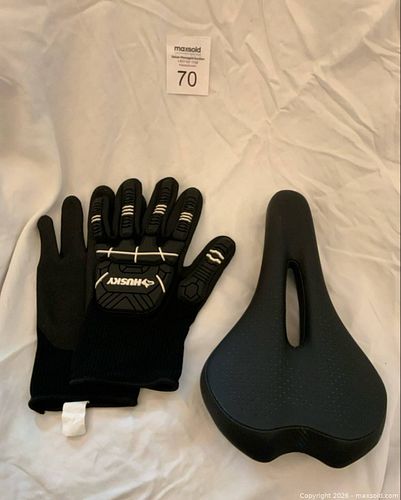 Bike Seat And Husky Gloves. (1 of 5)