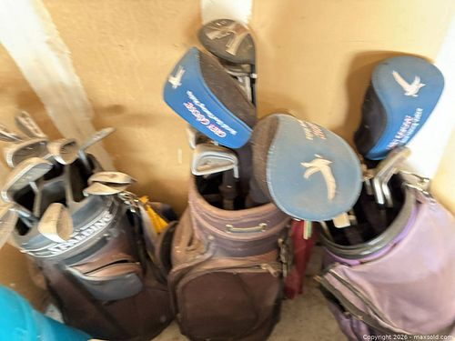 Golf clubs (3 incomplete sets)  (1 of 4)