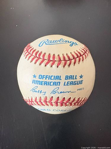 Rawlings Official American League Baseball — Signed (1 of 3)