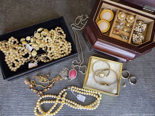 Jewellery Lot 10K Gold, Diamond, Sterling Silver, Costume, Vintage (1 of 14)