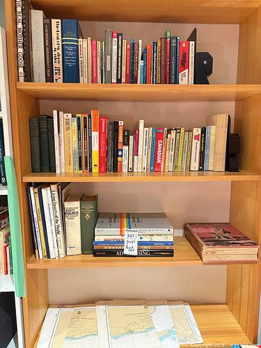 Bookcase, Books and Nautical Maps (1 of 16)