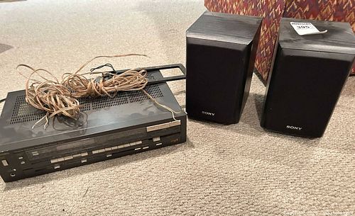 Sony Bookshelf Speakers and Technics Stereo Receiver (1 of 18)