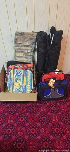 Assorted Folding Chairs with Seat Cushions (5+ Items) (1 of 3)