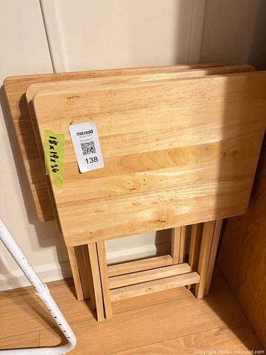 3 foldable tables  (1 of 6)