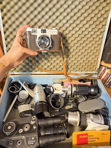 Camera, camera lenses and case  (1 of 9)
