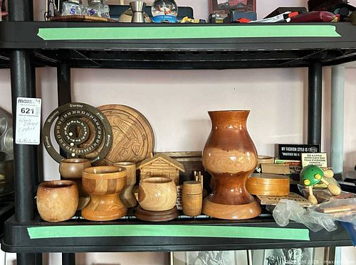 Rustic Turned Wood Items, Decor B (1 of 14)