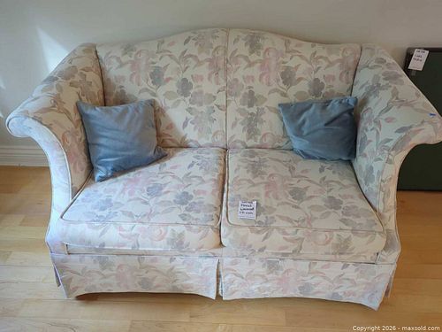 Floral Fabric Loveseat, 2-Seater (1 of 6)
