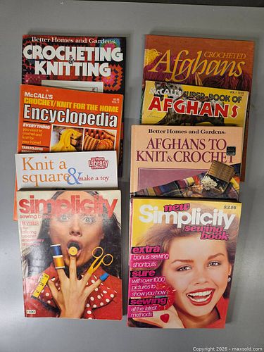 Sewing, Knitting and Crochet Books (1 of 9)