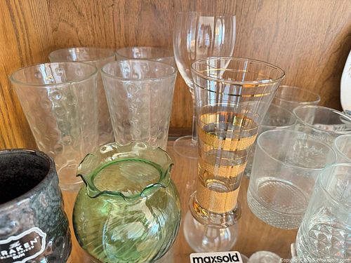 Assorted Glassware & Serveware Set — Etched, Pressed & Floral (1 of 22)