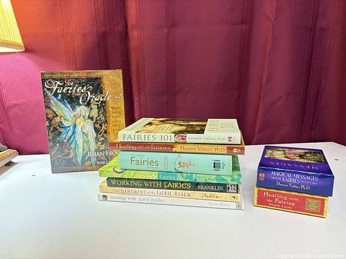 Spirituality and faerie books and cards lot 644 (1 of 4)