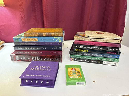 Witchcraft and magic books and cards lot 645 (1 of 4)