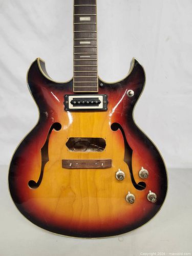 Vintage Capri Hollow Body Electric Guitar Made in Japan (1 of 6)