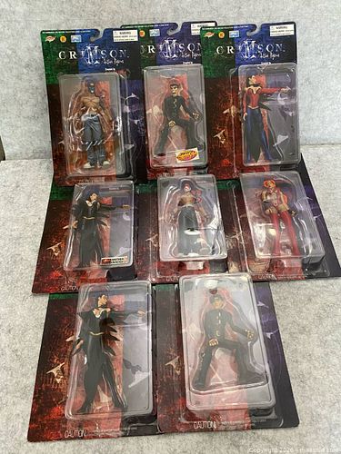 9 collectible Crimson action figures  (1 of 6)