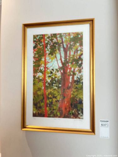 Red Tree — Framed Limited Edition Print Signed Helen (18/20) (1 of 6)