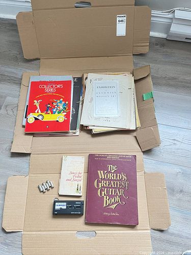 Sheet Music, Songbooks, Seiko Guitar Tuner & Magazines (1 of 13)
