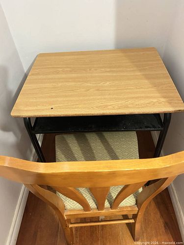 Table with a chair (1 of 3)