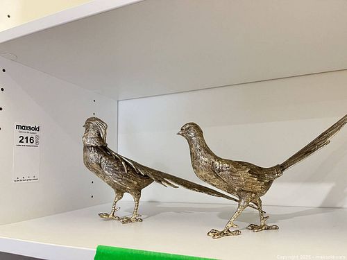 Collectible Metal Pheasants  (1 of 14)