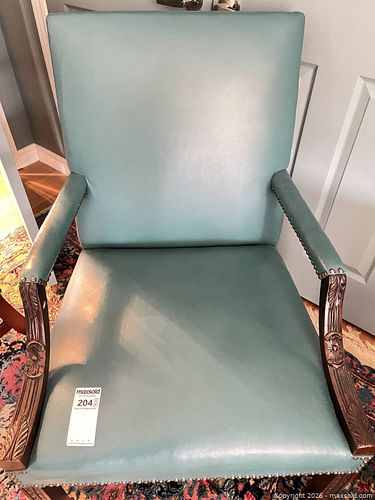 Green Upholstered Armchair (1 of 16)