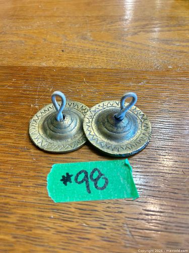 Vintage Brass Finger Cymbals  (1 of 2)