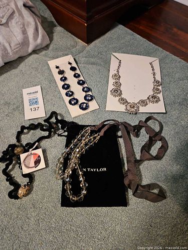 Lot of Multiple Necklaces by Ann Taylor, Talbots & Cocoon Boutique (1 of 5)