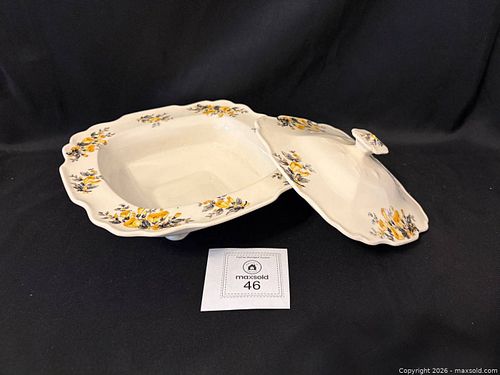 Myott, Son & Co. Porcelain Floral Serving Dish (1 of 16)
