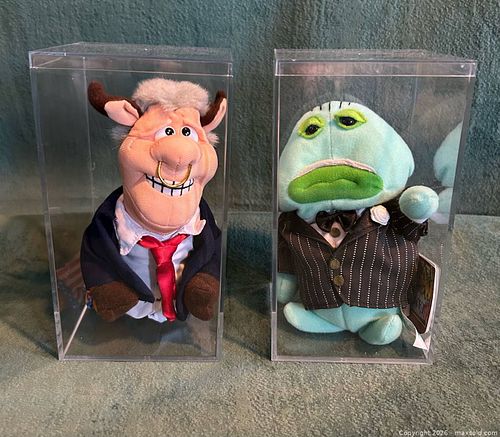 Vintage “Meanies” Political Parody Plush Figures – Limited Edition Clinton & Albacoreleone (1 of 7)