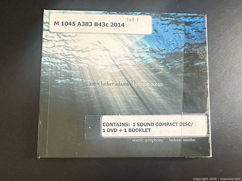 Pulitzer & Grammy Winner: John Luther Adams "Become Ocean" CD/DVD Set (1 of 3)
