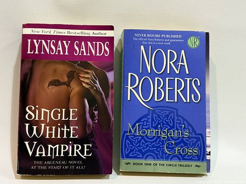 Romance & Paranormal Fiction Novels - Lynsay Sands & Nora Roberts (1 of 3)
