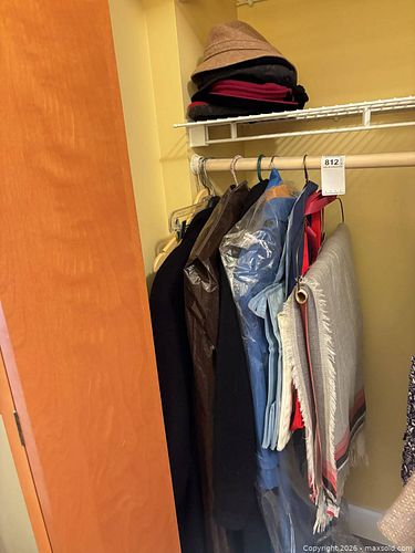 Mixed Lot: Coats, Scarves & Hats — Black/Blue/Gray (1 of 9)