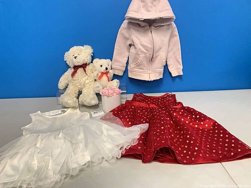 Girls size 2 Pretty Dresses sparkley hoodie  (1 of 5)