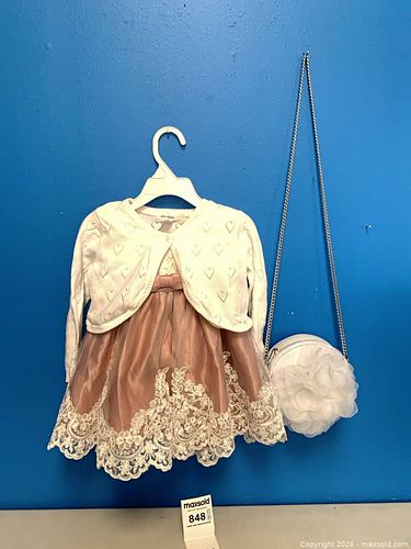 Little girl formal Dress Outfit (1 of 4)