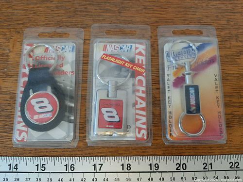 Officially licensed NASCAR collector keychains (1 of 4)