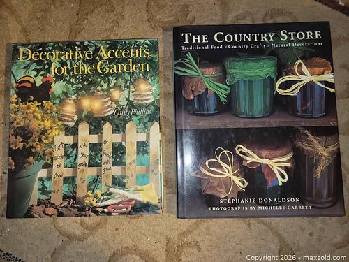 2 Garden Decorative and Herb Books Coffee Table Books (1 of 4)