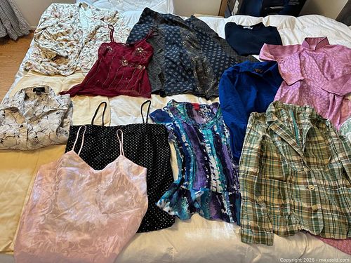 Women’s wovens clothing lot H- silk Talbots and more (1 of 15)