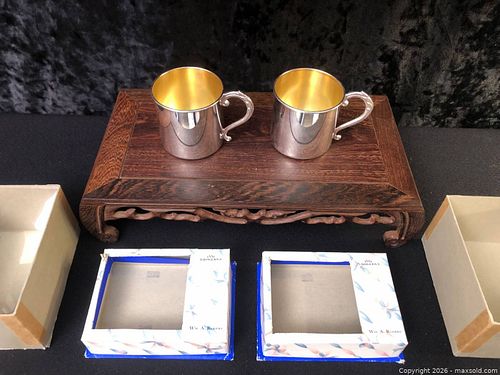Pair of Vintage Rogers Silverplate Baby Cups (1 of 9)