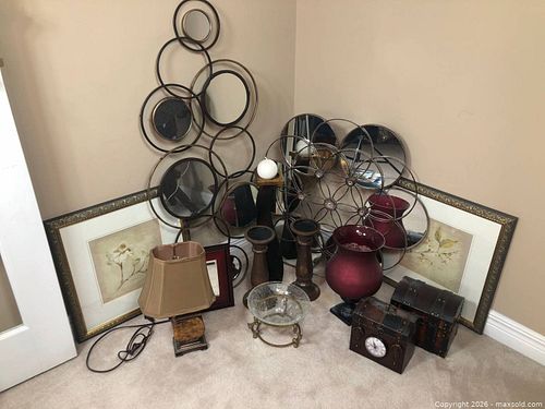 Home Decor Bundle — Mirrors, Frames, Lamp, Vases & Accents (1 of 18)