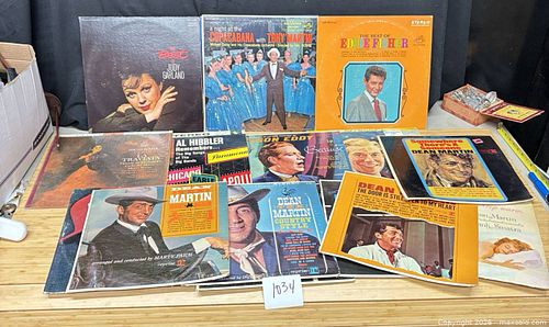 Grouping of vintage records - dean martin, Judy garland, Eddie Fisher  (1 of 7)