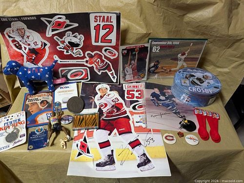 Sports lot autographs etc (1 of 7)