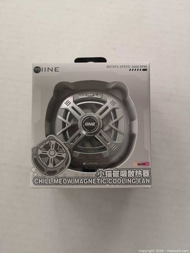 iINE 1059 Magnetic Cooling Fan for Mobile Phones, Silver (1 of 7)