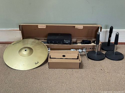 Drum Hardware & Audio Accessories Lot (1 of 12)
