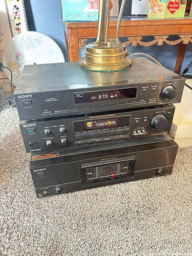 SONY Stereo Tuner & 2 Power Amplifiers Set (ST-JX411/TA-E511/TA-N511) (1 of 11)