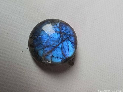 Labradorite Round/Oval Cabochon 25–30 mm Loose Stone (1 of 3)
