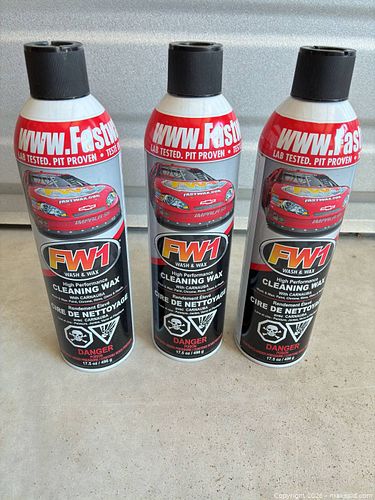 FW1 Spray Wax 17.5 oz Aerosol Can, Lot of 3 (1 of 5)