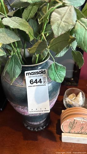 Decorative Chinese Vase With Stand And More (1 of 9)