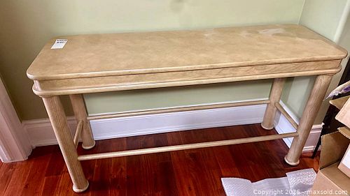 Vintage Light Wood Buffet Table (1 of 10)