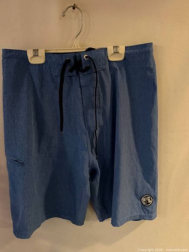 MEN’S SZ 30 BILLABONG BLUE SWIM TRUNKS BATHING SUIT VAPOR TECHNOLOGY  (1 of 5)