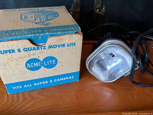 VINTAGE SUPER 8 QUARTZ MOVIE LITE ACME LITE CAMERA LITE  (1 of 5)